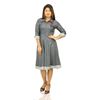 Picture of Chambray Short dress with Rose