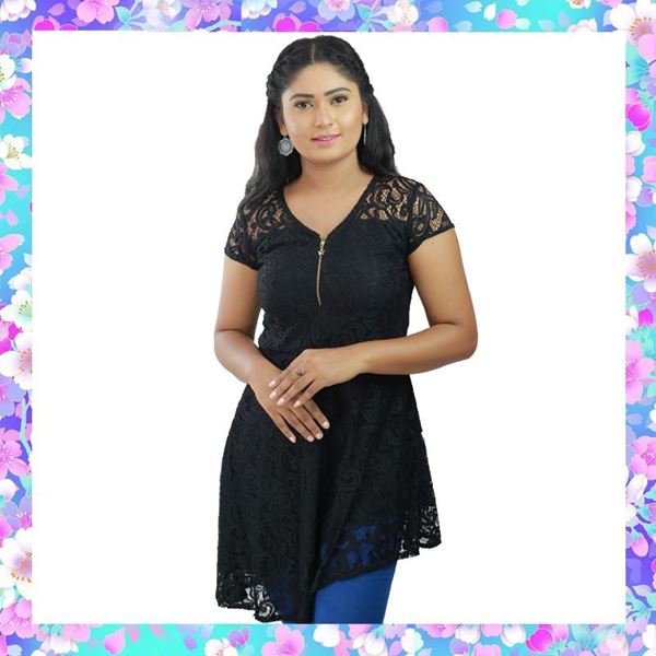 Picture of Full Lace Short Top with Zipper