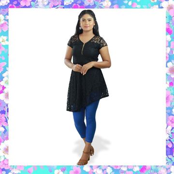 Picture of Full Lace Short Top with Zipper