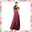 Picture of Off Shoulder Maxi Party Frock with Short Sleeves
