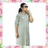 Picture of Stripe Designed Short Shirt Dress