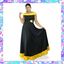 Picture of Two Color Off shoulder Maxi Dress with Frill
