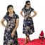 Picture of Round Necked Short Frock with Short Sleeves