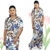Picture of A-line Maxi Dress with Floral Designed