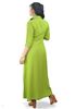 Picture of Collared Long Sleeves A-line Maxi Dress