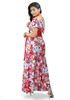 Picture of Short Frilled Floral Maxi Dress