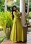 Picture of Sleeve Designed Flared Maxi Frock with Belt