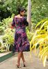 Picture of Off shoulder Printed Designed Short Dress