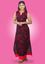 Picture of Side Open Printed Designed Sleeveless Maxi Dress
