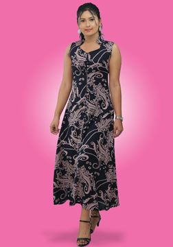 Picture of Sleeveless  A-Line Maxi Dress