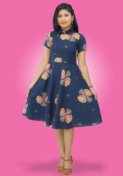 Picture of Heart Necked Shaped Short Dress