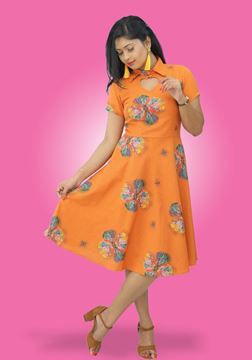 Picture of Heart Necked Shaped Short Dress