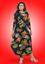 Picture of Boat Necked Maxi Shirt Dress with Long sleeves