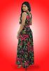 Picture of Backside Designed Round Necked Sleeveless Maxi Dress