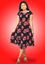 Picture of Off Shoulder Short Skirt Designed Floral Dress