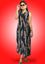 Picture of Sleeveless  A-Line Maxi Dress with Side Open