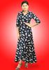 Picture of Collared High Low Maxi Dress with Belt