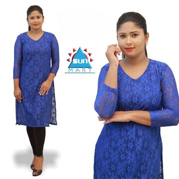 Picture of Full lace long kurtha