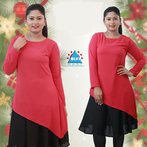 Picture of Red and Black top