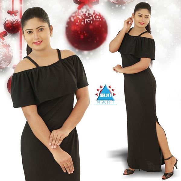 Picture of Frilled body con party dress