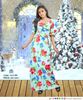 Picture of Long Sleeves  floral maxi dress
