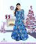 Picture of Flared Maxi Dress with Three Quarter Sleeves