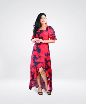 Picture of Cocktail Floral Short Dress