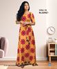 Picture of Linen Floral maxi dresses