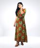 Picture of Linen Floral maxi dresses