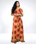 Picture of Linen Floral maxi dresses