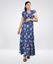 Picture of Printed Maxi Dress with Frilled Sleeves
