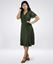 Picture of Side Knot Short Dress With Double Frill Sleeves