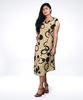 Picture of Short Sleave Printed Midi Dress