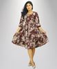 Picture of Short Dress with Three-quarter Sleeves