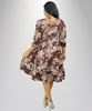 Picture of Short Dress with Three-quarter Sleeves