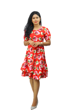 Picture of Short Sleeves New  Short  Dress