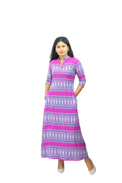 Picture of Long Sleeves New Maxi Dress