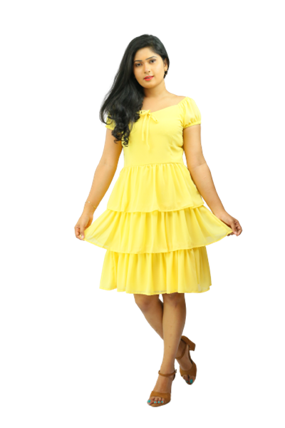 Picture of Short Sleeves New Short Frock