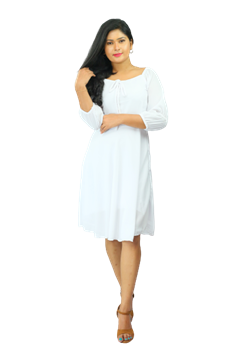 Picture of Georgette Long Sleeves New Short Frock