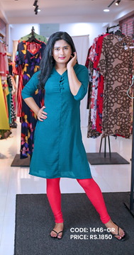 Picture of V-necked Front Open New Top