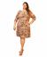 Picture of Round necked Three Quarter Sleeve New Short Dress