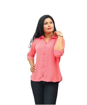 Picture of Three Quarter Sleeves Georgette Blouse