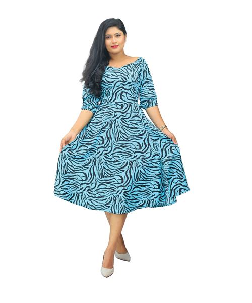 Picture of Three Quarter Sleeves New Short frock