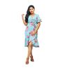 Picture of Short Sleeves  Wraparound New Short Frock