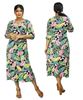 Picture of Three Quarter Sleeves Maxi Dress