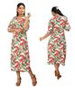 Picture of Three Quarter Sleeves Maxi Dress