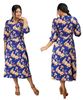 Picture of Three Quarter Sleeves Maxi Dress
