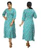 Picture of Three Quarter Sleeves Maxi Dress