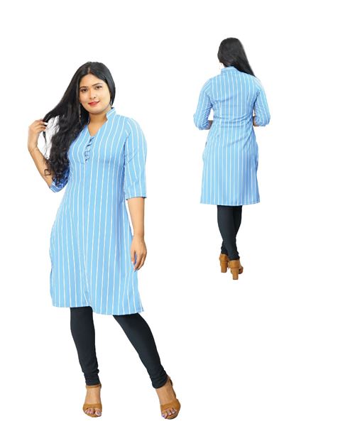 Picture of V-necked Front Open New Top