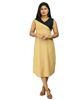 Picture of Sleeveless  Three Quarter Dress With Side Pockets